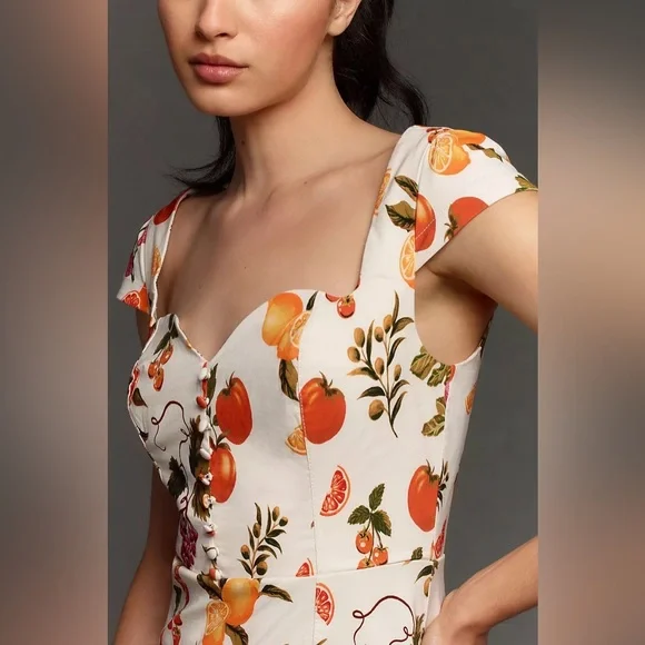 Maeve The Cecily Fit & Flare Sweetheart Mini Dress - Picture 2 of 7